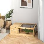 Wooden Tortoise House for Indoor Reptiles