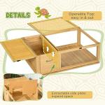 Wooden Tortoise House for Indoor Reptiles