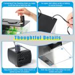 1 Gallon Betta Fish Tank with LED Light