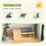 Wooden Tortoise House for Indoor Reptiles