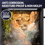 67 Gallon PVC Tall Reptile Tank with Ventilation