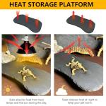 Reptile Basking Rock Plate and Feeding Dish