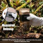 Reptile Calcium Powder Dispenser with No-Mess Duster