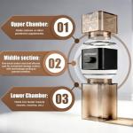 Reptile Calcium Powder Dispenser with No-Mess Duster