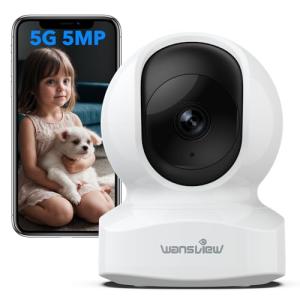 5MP Pet Camera with Dual Wi-Fi and App