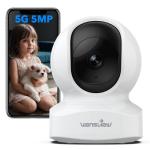 5MP Pet Camera with Dual Wi-Fi and App