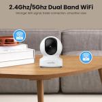 5MP Pet Camera with Dual Wi-Fi and App