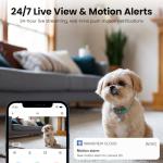 5MP Pet Camera with Dual Wi-Fi and App