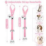 2 Pack Adjustable Dog Doorbells for Potty Training