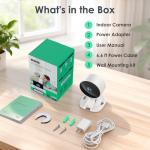 YOTON 2.4GHz Indoor Pet Camera with Night Vision