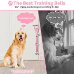 2 Pack Adjustable Dog Doorbells for Potty Training
