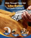 Dog Grooming Kit for Thick Coats & Low Noise