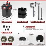 Ultra-Quiet Canister Filter for Fish Tanks