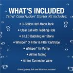 Tetra 3 Gallon Small Fish Tank Starter Kit
