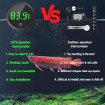 Wireless Digital Aquarium Thermometer with LED Display