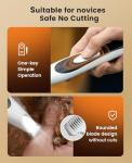 oneisall Quiet Dog Paw Trimmer with LED Light
