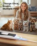 oneisall Quiet Dog Paw Trimmer with LED Light