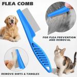 3-Pack Grooming Rakes and Combs for Pets
