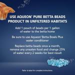 Aqueon PURE Betta Beads for Clear Aquarium Water
