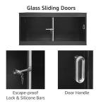 50 Gallon Reptile Tank with Sliding Doors