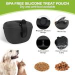 Dog Training Treat Pouch with Clicker and Bowl