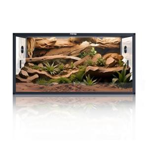 Phailozoo 120 Gallon Bearded Dragon Habitat Tank