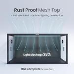 Phailozoo 120 Gallon Bearded Dragon Habitat Tank