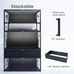 Phailozoo 120 Gallon Bearded Dragon Habitat Tank