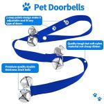 2 Pack Adjustable Dog Doorbells for Training