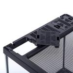 Reptile Glass Terrarium with Front Opening Door