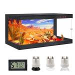 Royxen 65 Gallon Tempered Glass Reptile Enclosure
