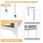 Spacious Wooden Tortoise Habitat with Storage and Light