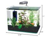Desktop Nano Aquarium Kit with LED Light and Filter