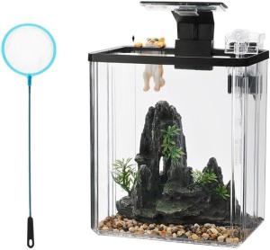 GarveeLife Betta Fish Tank Kit with LED Light
