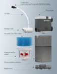 UPETTOOLS 4-in-1 Silent Aquarium Filter for Small Tanks