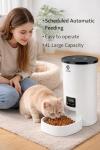 4L Automatic Pet Feeder with Voice Recording