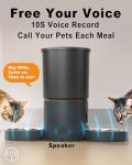 Automatic Cat Feeder for Two Cats with Voice Recorder