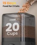 Cordless WiFi Automatic Cat Feeder for Two Cats