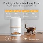 Smart Automatic Cat Feeder with Stainless Steel Bowl