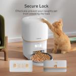 Smart Automatic Cat Feeder with Stainless Steel Bowl