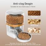 Smart Automatic Cat Feeder with Stainless Steel Bowl