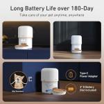 Smart Automatic Cat Feeder with Stainless Steel Bowl