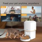 Smart Automatic Cat Feeder with Stainless Steel Bowl