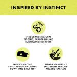 Zilla Medium Bark Bends for Reptile Terrariums