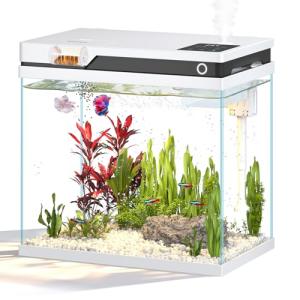 Smart 7-Gallon Fish Tank with Auto Feeder