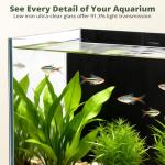 2.5 Gallon Nano Aquarium with LED Light