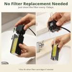 2.5 Gallon Nano Aquarium with LED Light