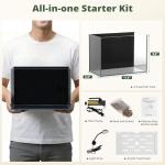 2.5 Gallon Nano Aquarium with LED Light