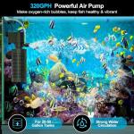 Ultra-Quiet Aquarium Filter for 20-50 Gallons