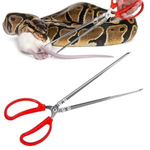 15-Inch Snake Feeding Tongs for Reptiles